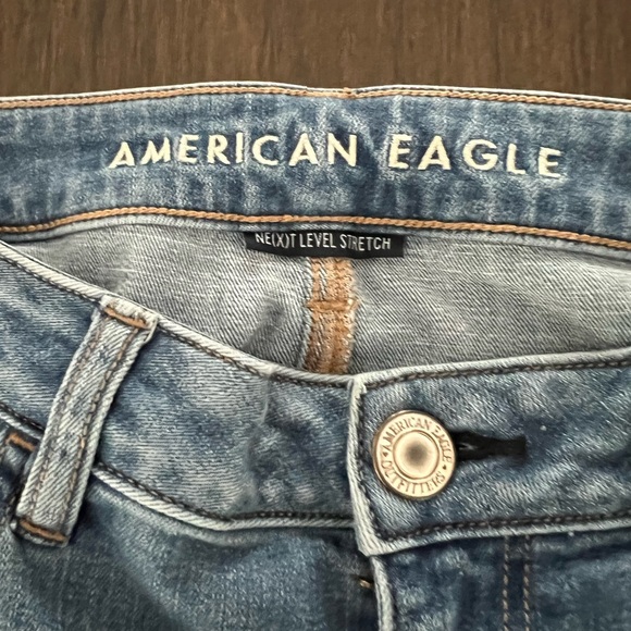 AE American Eagle Next Level Jegging Jeans SZ 8 Short - Picture 4 of 6